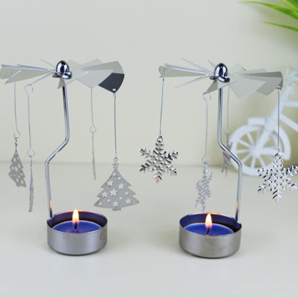 Beaupretty Rotary Tea Light Candleholder with Tray