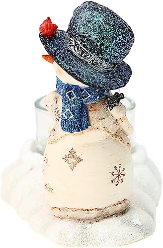 Pavilion Gift Company - Cold Outside Snowman Tealight Holder 1