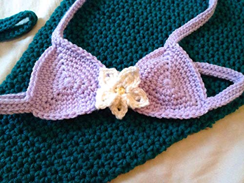 Handmade Baby Mermaid Costume for Newborn to 12 Months 1