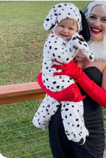 Unisex Baby Dalmatian Halloween Costume 0-18M