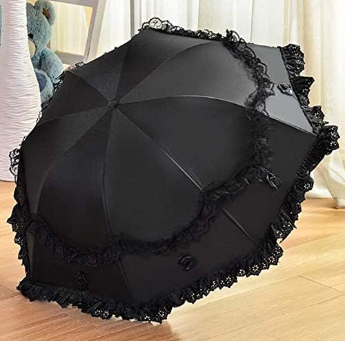 Honeystore Princess Lace Folding Umbrella with UV Protection 1