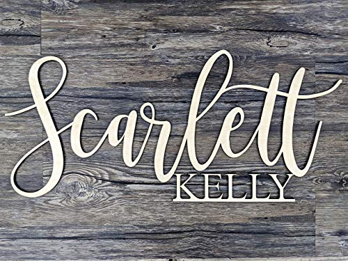 Large 30 Inch Custom Kids Name Sign