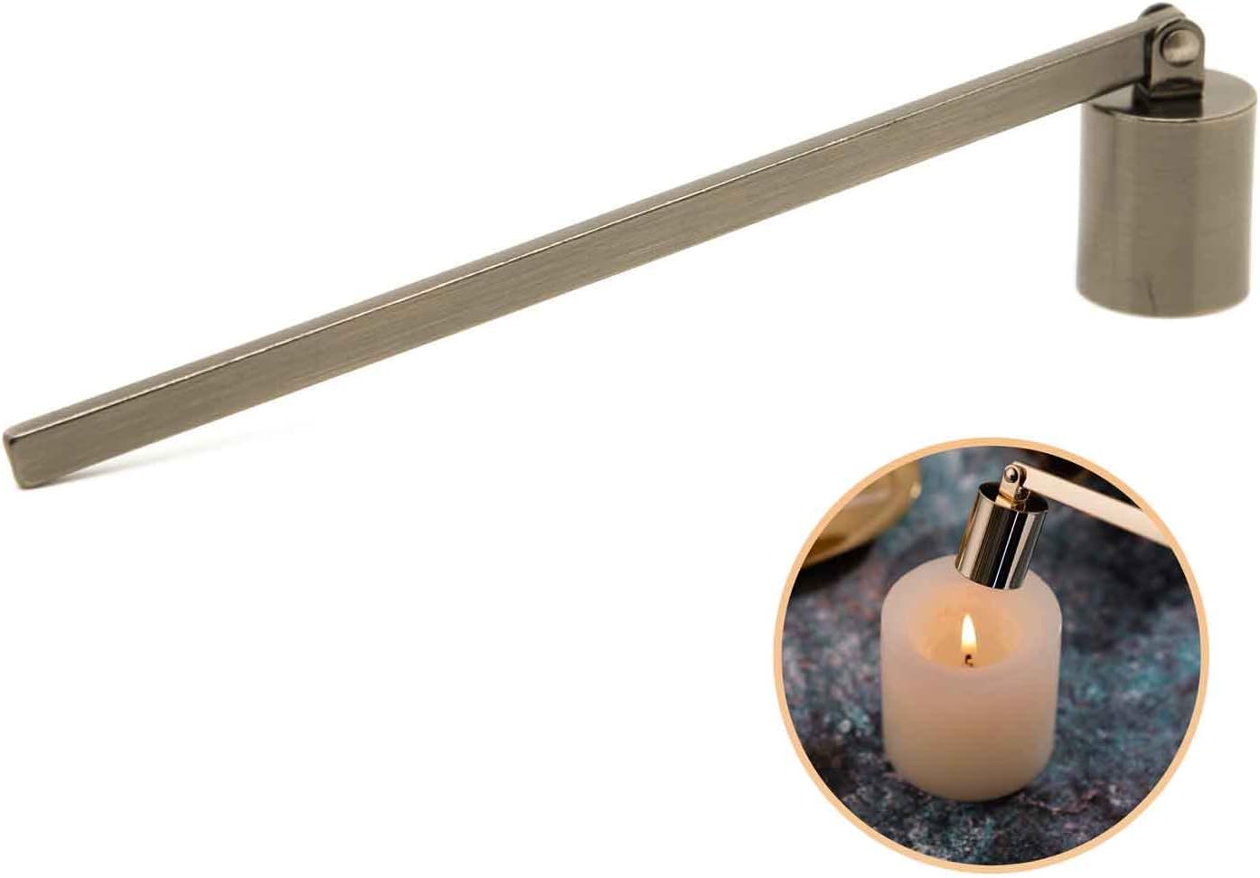 AIM GGKK Candle Snuffer Brass Flame Extinguisher