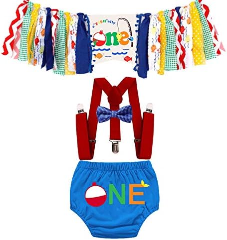 Baby Ofishally 1st Birthday Costume Set with Highchair Banner 1