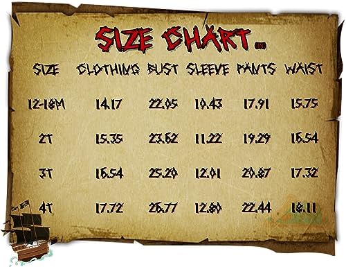 Fantasy Era 3Pcs Toddler Boys Pirate Costume with Hat