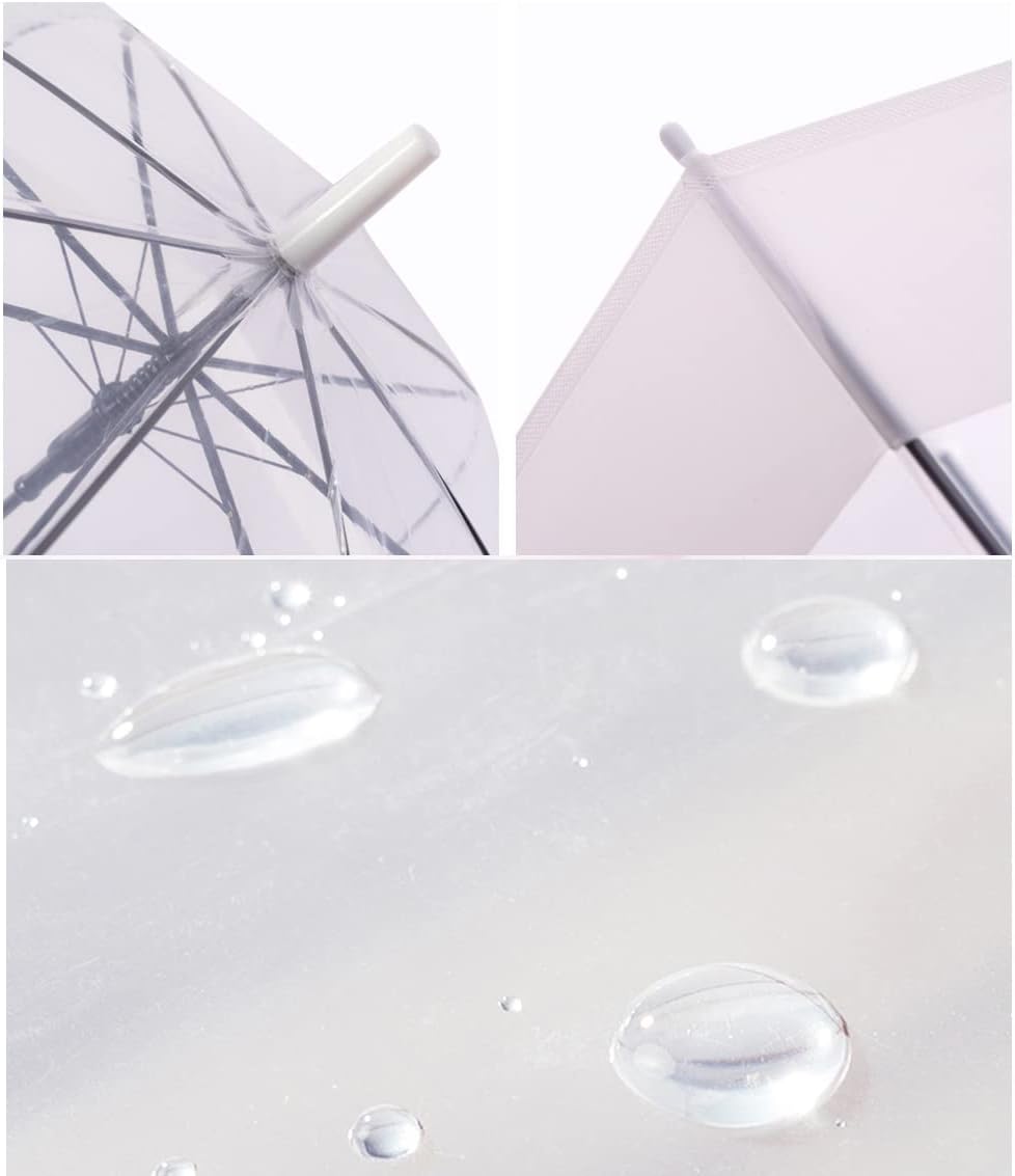 ThreeH Clear Bubble Umbrella with Auto Open
