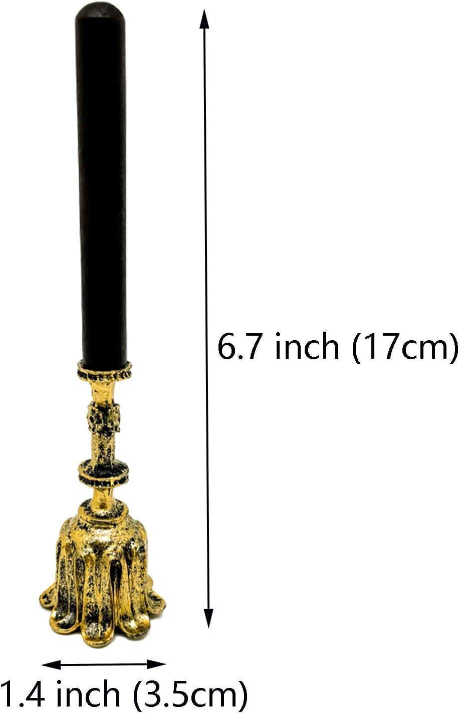 Aimto Candle Snuffer - Retro Brass Design 1
