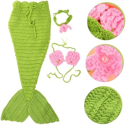 VALICLUD Mermaid Baby Costume for Newborn Girls