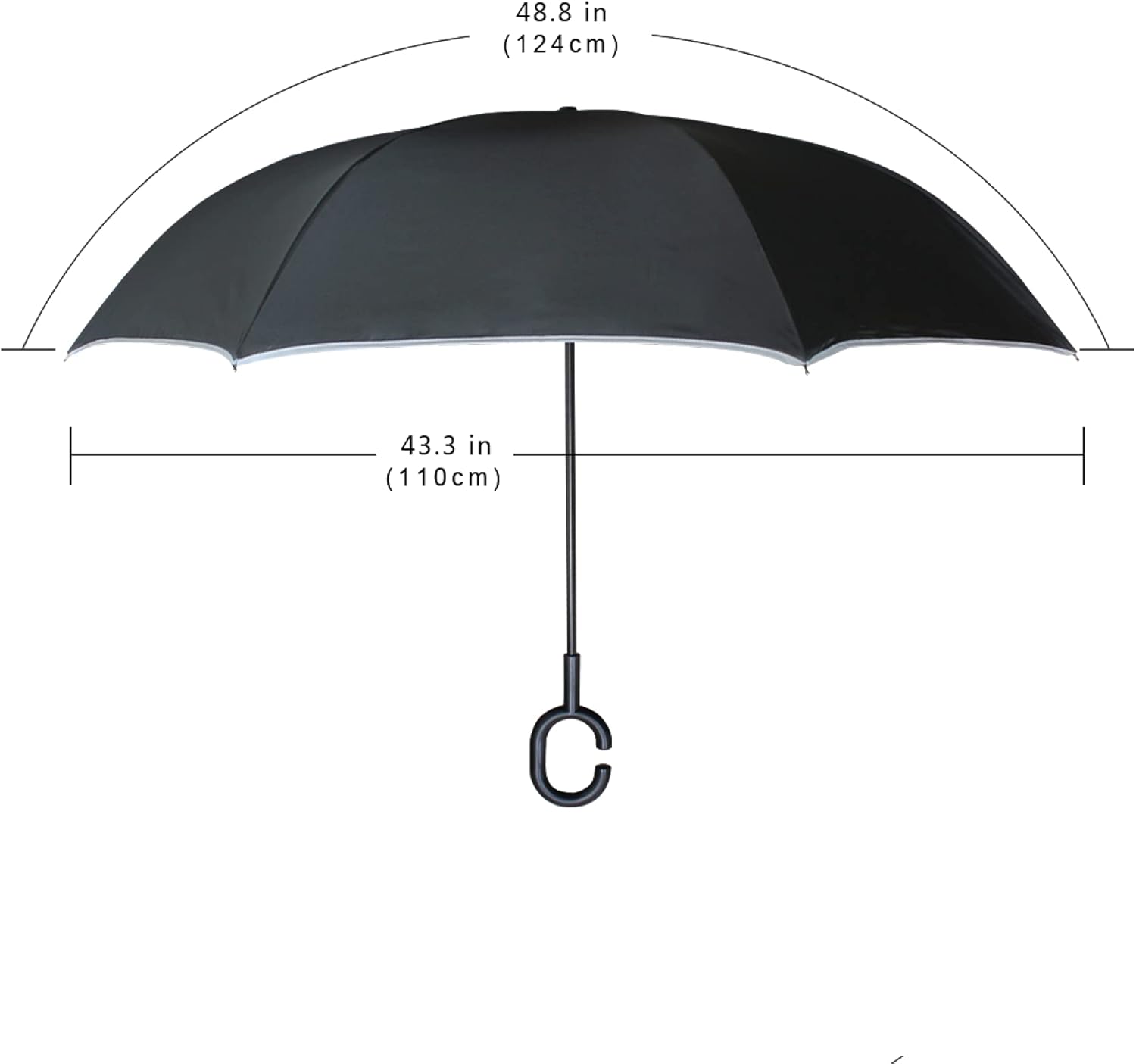 MRMIAN ALAZA Lack Ladybug Polka Dot Red Umbrella 1