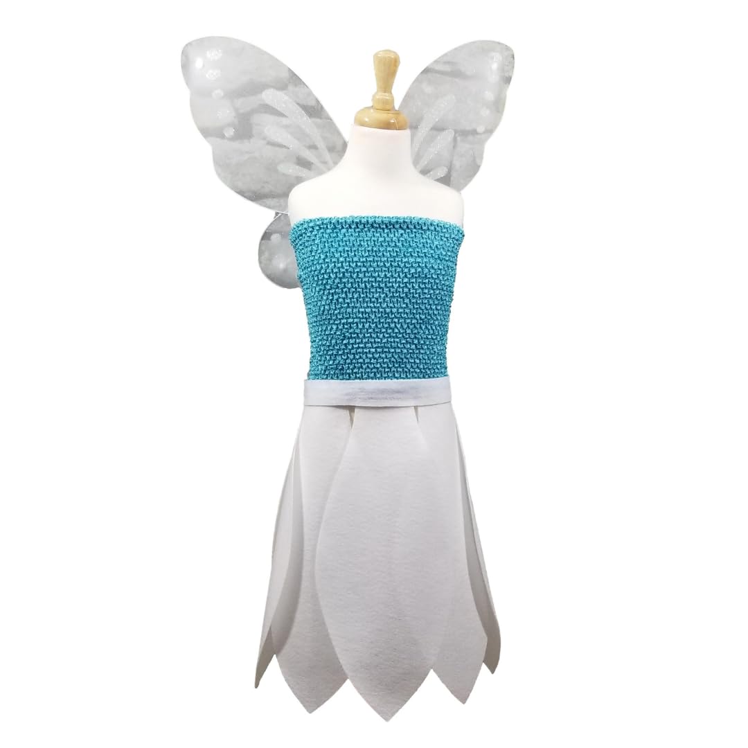 White Winter Fairy Costume for Kids and Teens