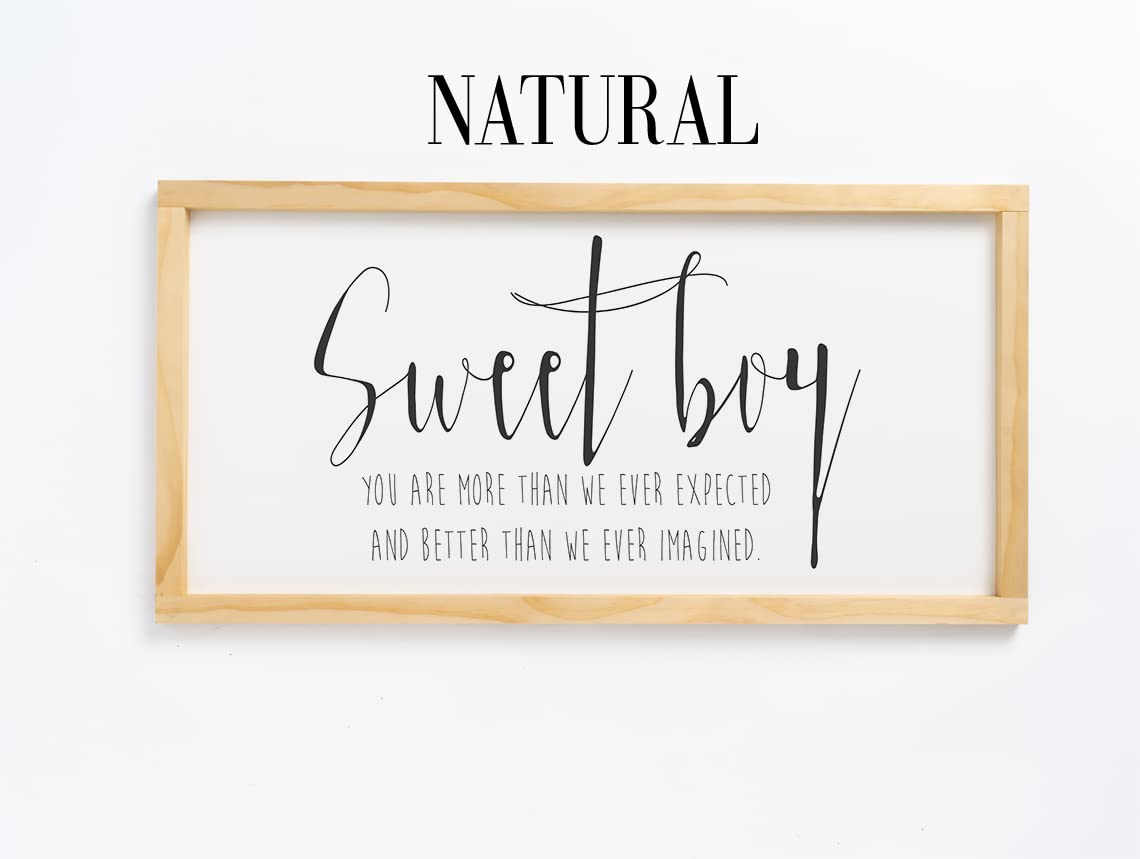 Meliora Craft Baby Boy Nursery Decor Sign