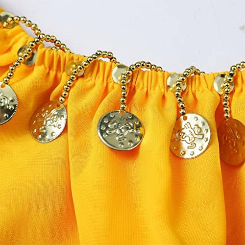 Girls Belly Dancer Handmade Chiffon Dance Outfit Set