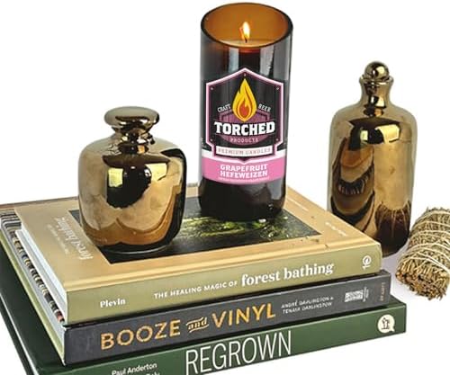 Torched Beer Scented Candles - Grapefruit Hefeweizen 11 oz