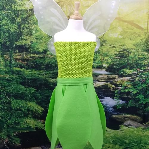 Lime Green Tinker Bell Costume for Kids and Babies