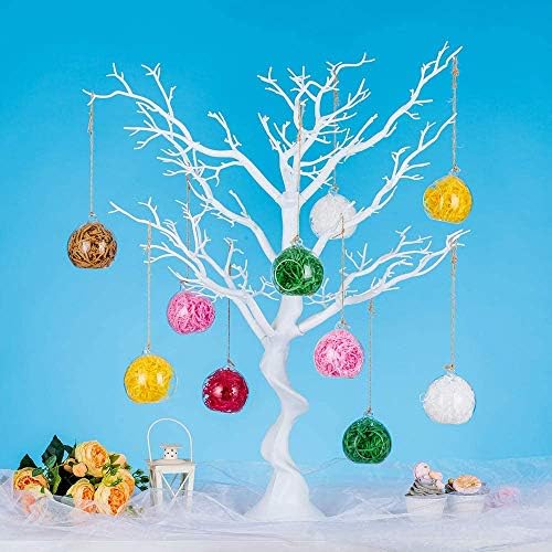 Sziqiqi 20pcs Tea Light Holders with 4 Extra 236inch Clear Glass Orbs