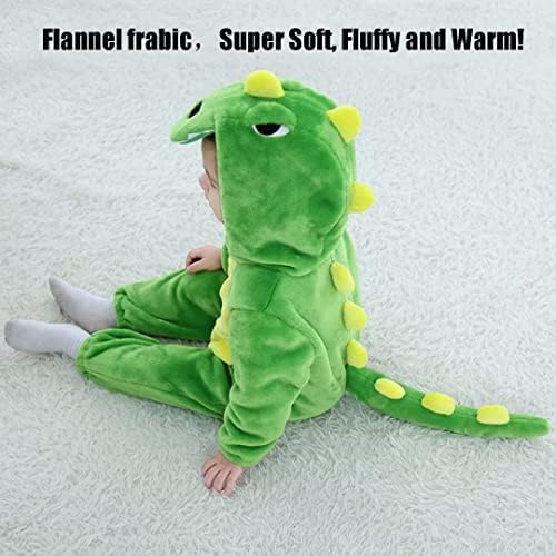Halloween Baby Green Dinosaur Costume Romper for 1-60 Months