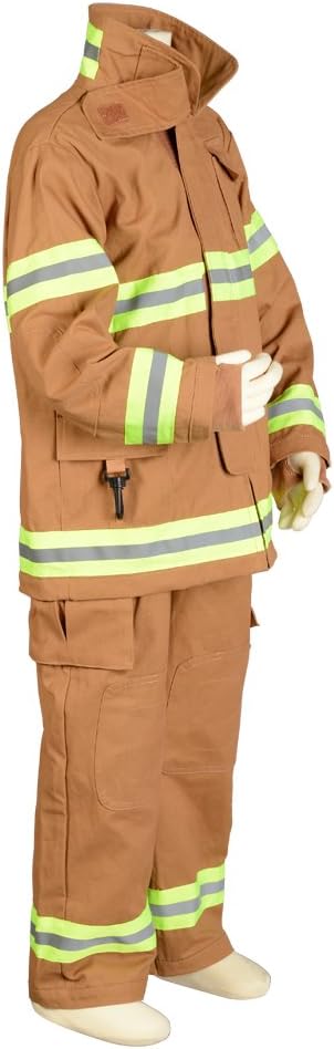 Aeromax Jr Fire Fighter Suit Tan Size 1214