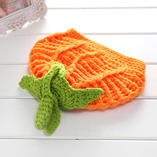MUSCARE Halloween Pumpkin Knit Hat for Toddler