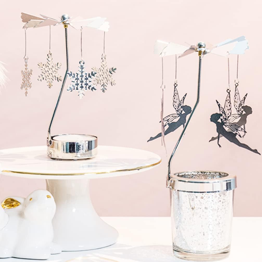 Beaupretty Rotary Tea Light Candleholder with Tray