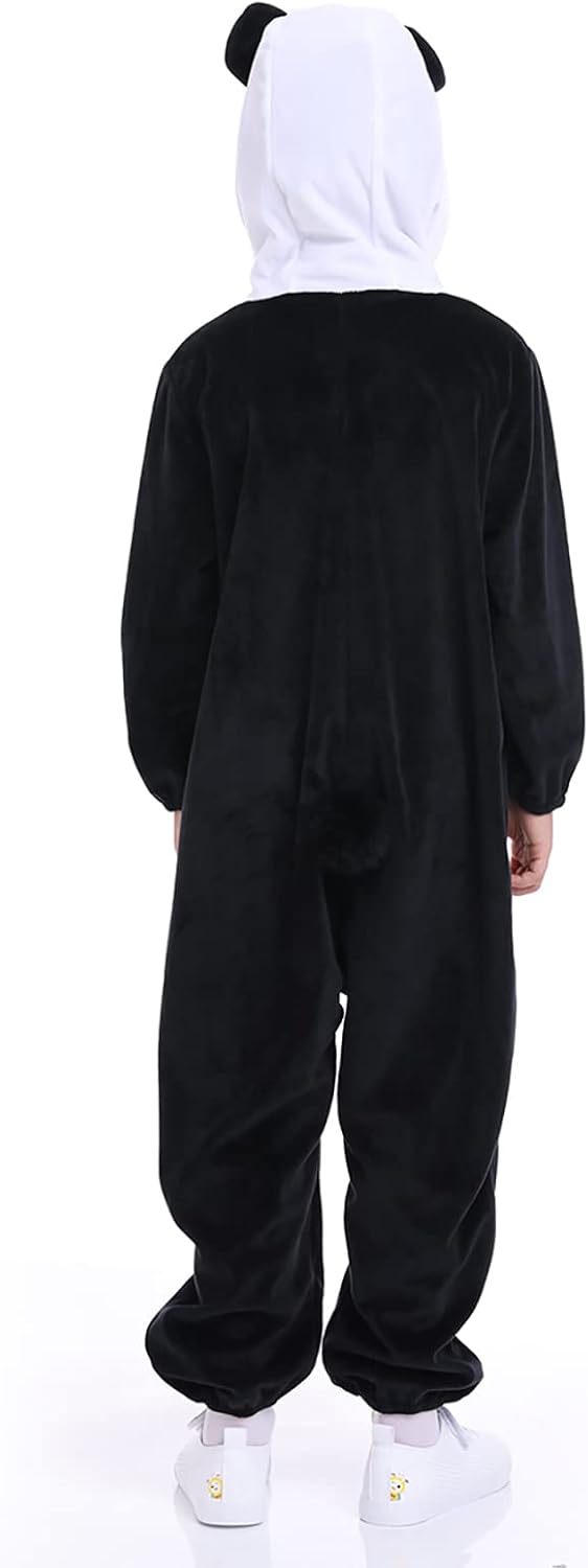 Funivals Unisex Panda Costume Pajamas Kids Halloween Jumpsuit