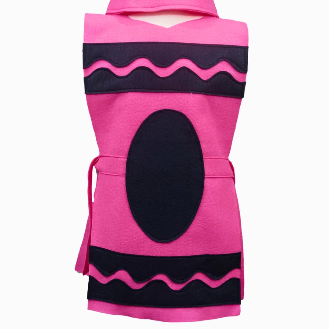Pink Crayon Costume Tunic and Hat Set - Family Sizes