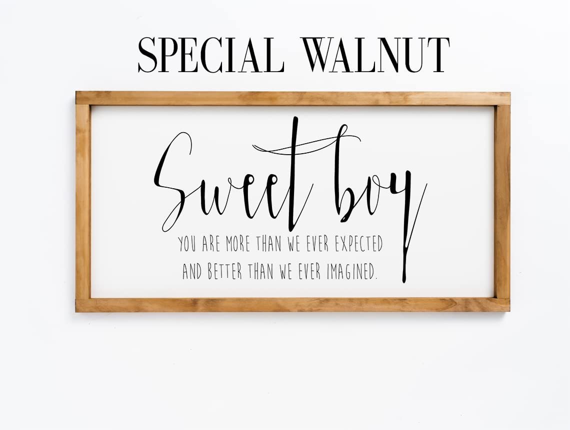 Meliora Craft Baby Boy Nursery Decor Sign