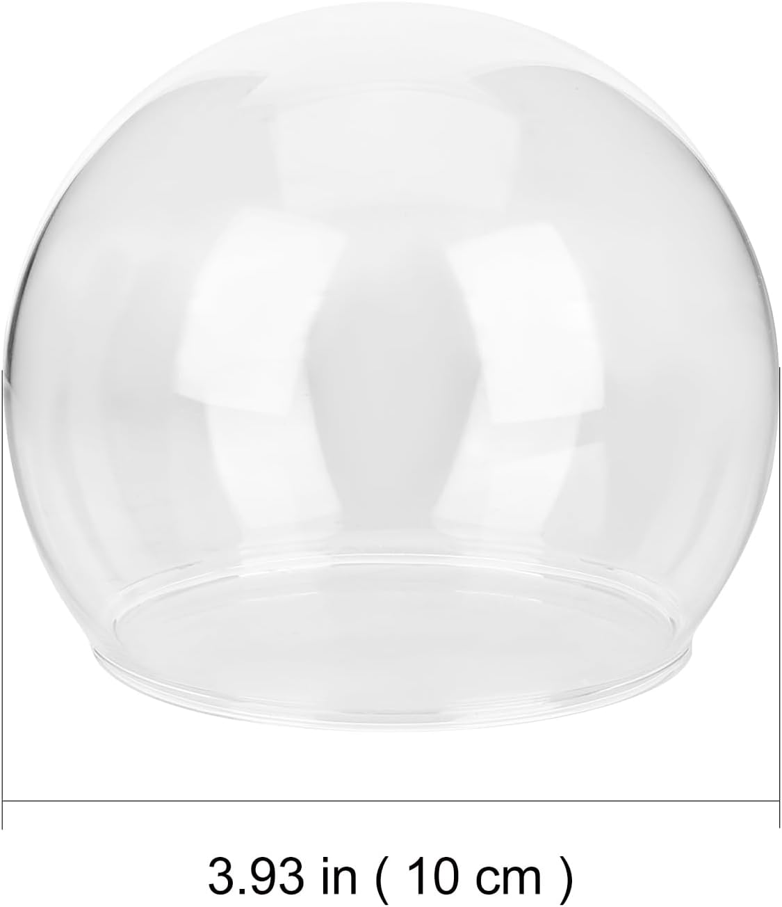 ArtBetter 2 Pack Glass Dome Cloche for Preserved Flowers