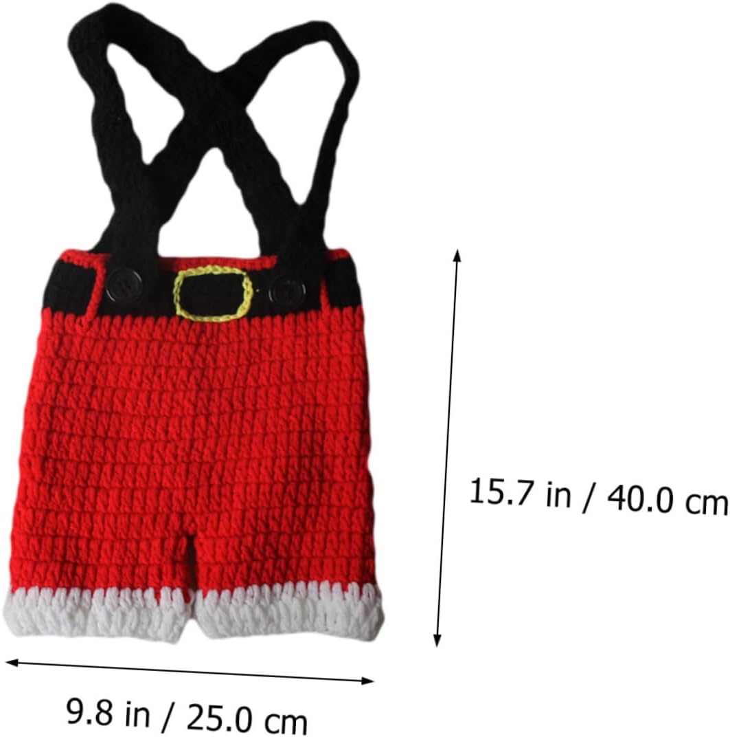 Yardenfun Baby Christmas Suit Newborn Santa Dress