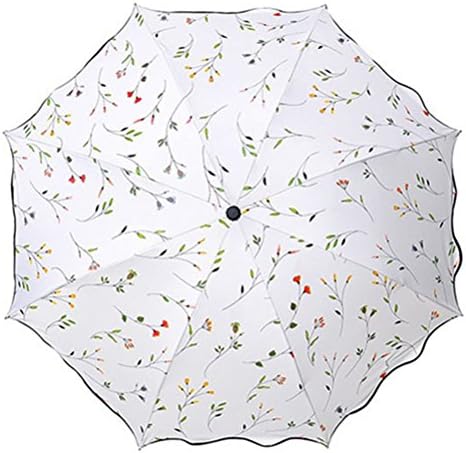Sun Umbrella Ladies Triple Folding UV Protection Windproof