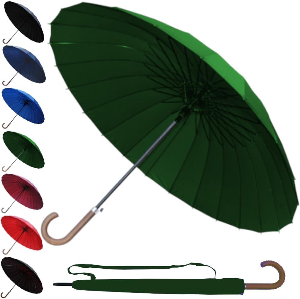 60MPH Windproof 24 Rib XL Golf Umbrella