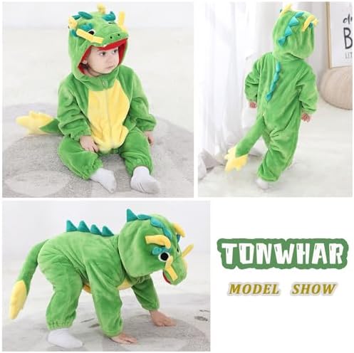 TONWHAR Baby Animal Costume Hooded Romper Jumpsuit