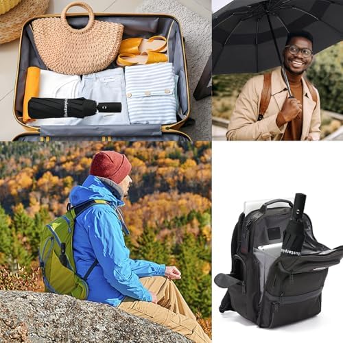 Windproof Travel Umbrella - Automatic Compact
