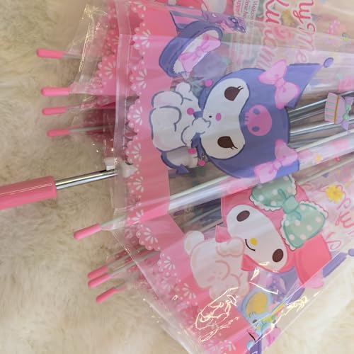 RRI Melody Cute Cartoon Vinyl Stick Umbrella for Kids 1