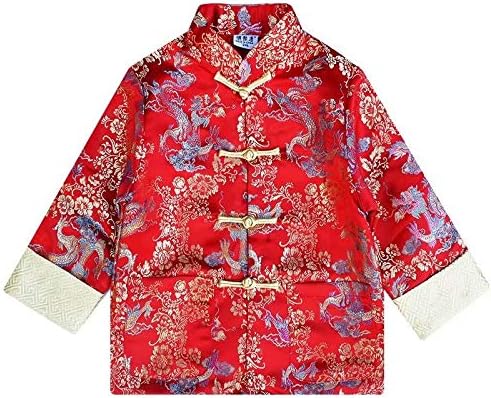 Hooyi Boys Traditional Tang Coat Spring Festival Costume