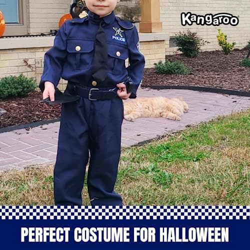 Kangaroo Police Costume Kids Set for Boys Girls