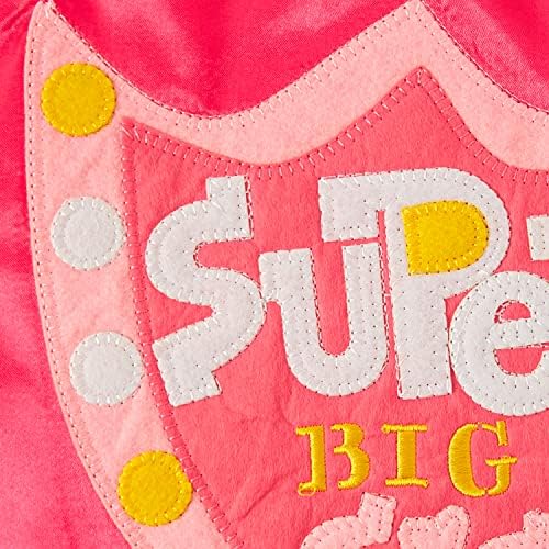 CR Gibson Pink Big Sister Superhero Cape Costume 3pc 22 L