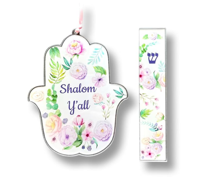 Lea Joelle Hamsa and Mezuzah Gift Set