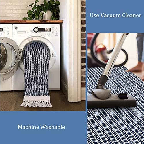 Lahome Boho Bathroom Rug with Tassels
