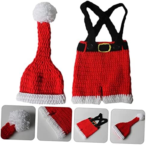 Yardenfun Baby Christmas Suit Newborn Santa Dress