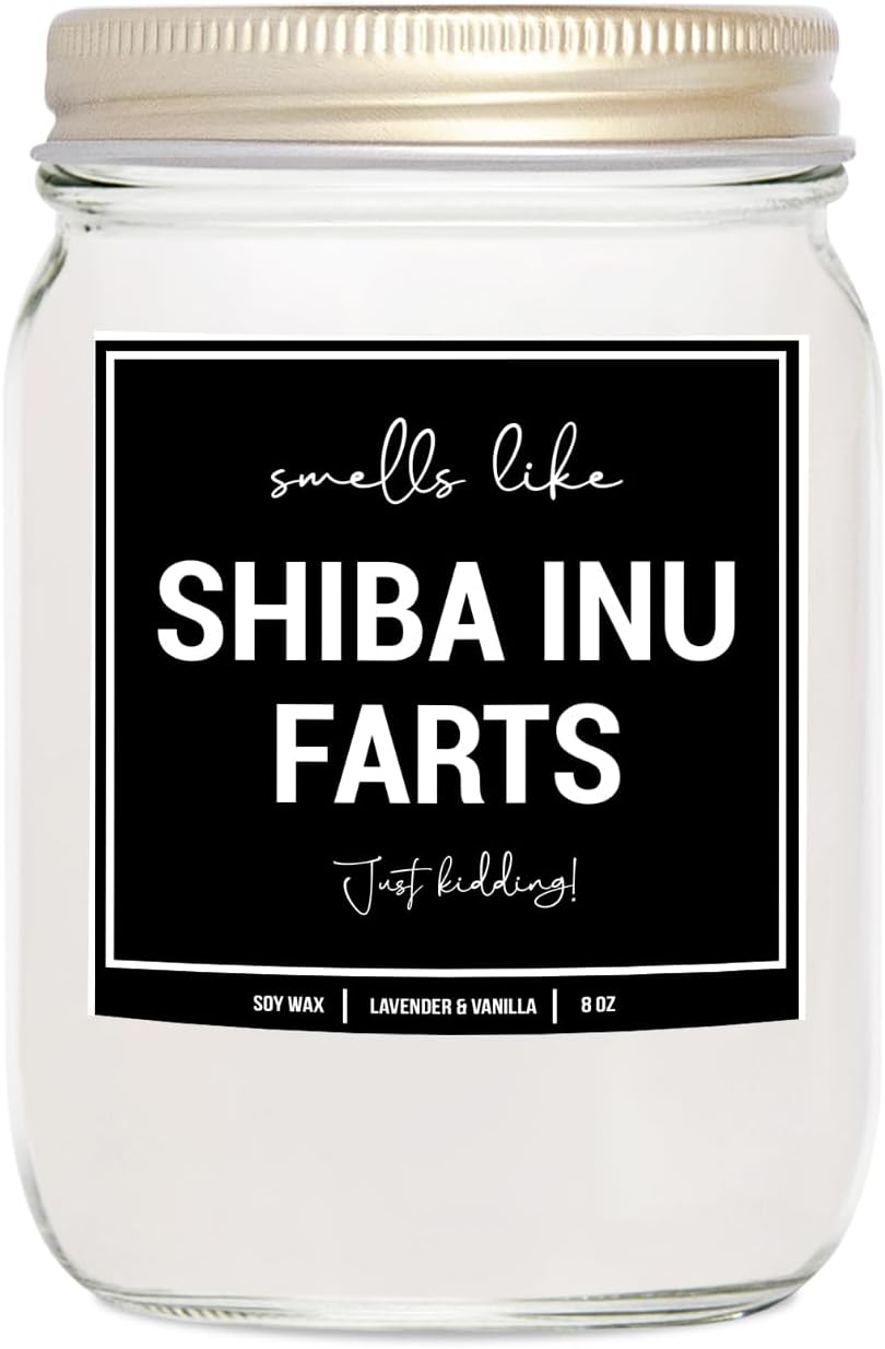 YouNique Designs Shiba Inu Lavender Vanilla Candle