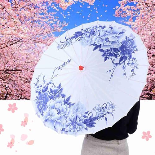 CHICIRIS Handcrafted Oil Paper Umbrella with Chinese Classical Design