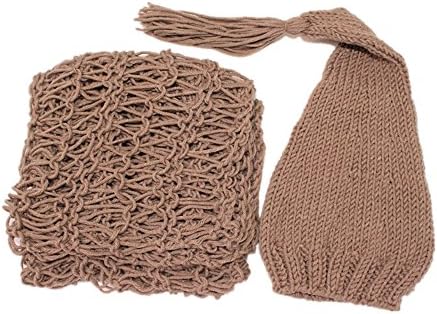 Matissa Newborn Baby Crochet Costume Hat and Wrap Set