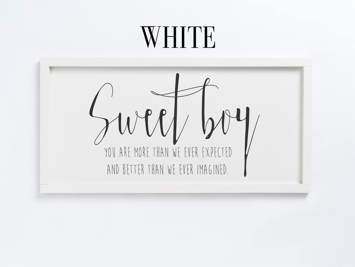 Meliora Craft Baby Boy Nursery Decor Sign