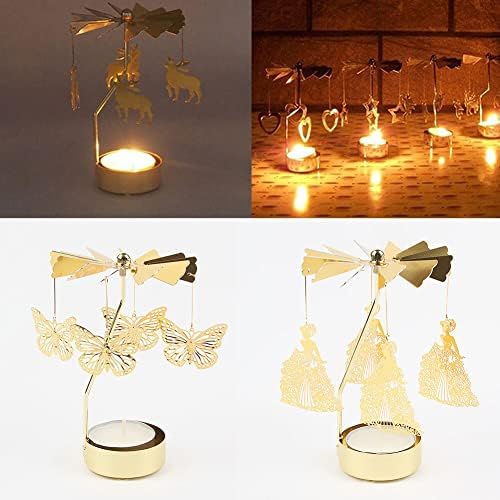 Eforcase Gold Snowman Tea Light Holder 1