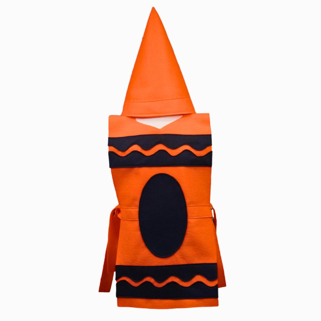 Orange Crayon Costume Tunic and Hat Set - Multi Sizes