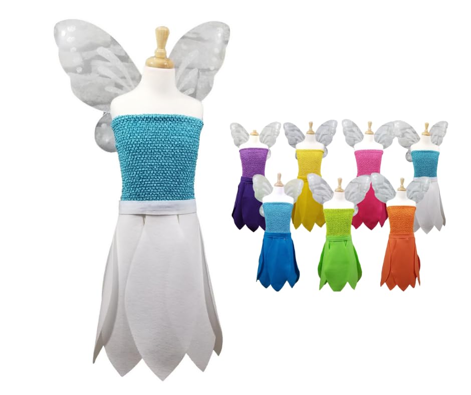 White Winter Fairy Costume for Kids and Teens