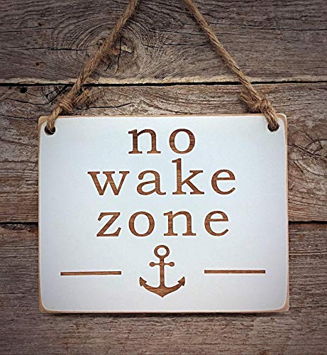 Handmade No Wake Zone Baby Sleeping Sign