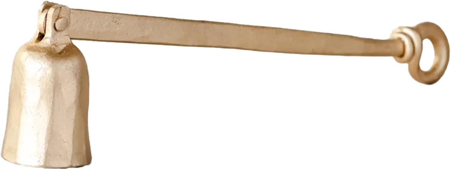 100 North Gold Tone Candle Snuffer 85x2 Inch Handle