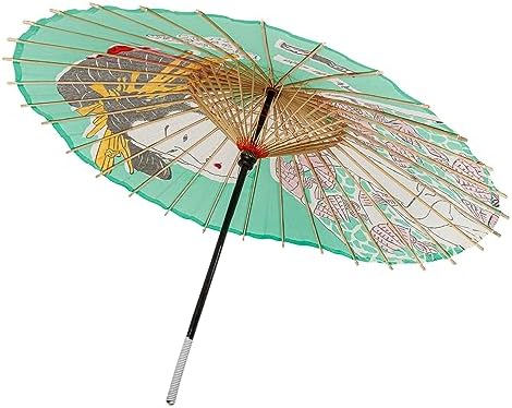 THY COLLECTIBLES 43 Paper Parasol with Geisha Print 1