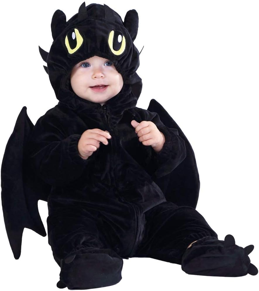 HSCTEK Infant Dragon Costume for Boys Girls Halloween Onesie 6-9 Months